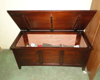Brand new wood chest
