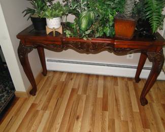 Hallway table, couch table, entranceway table, it has multiple functions