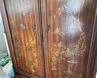 Bar with matching cabinet and china cabinet 