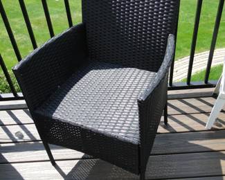 Outdoor chair, part of a matching set