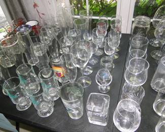 And even more glassware and stuff