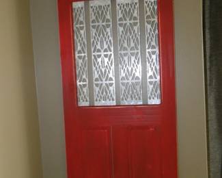 Wooden door wall art