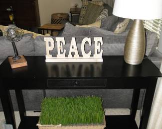 Peace, Lamp, sofa table and Harmony