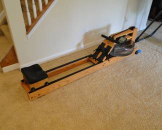 Rowing machine, gotta keep in shape!