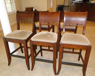 These barstools are super comfortable as well