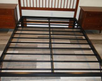 Queen bed frame and headboard