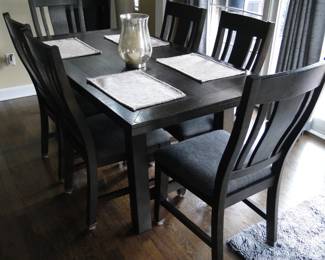 Solid wood table and chair set