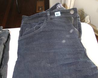 Another pair of denim motor cycle riders jeans