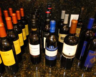 More bottles of wine