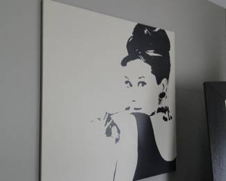 Audrey Hepburn canvas print