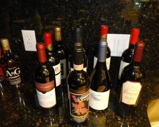 Lots of wine