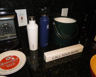 Water bottles and fun decorative items too