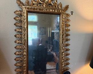Antique Gold gilded Mirror 