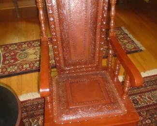 wooden rocker