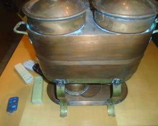 copper heating pots 