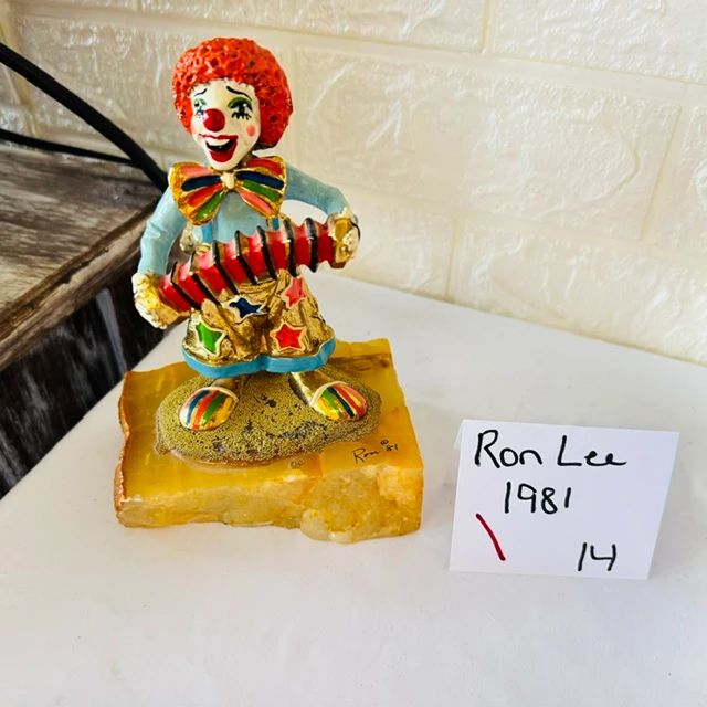 Ron Lee 1981 Clown Accordion Figurine