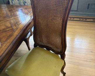 Louis Mittman Dining Table Set including Two Armchairs, 4 Chairs