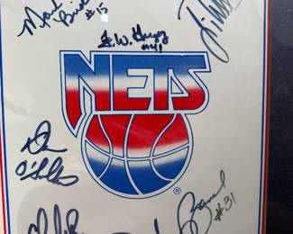 Signed New Jersey Nets Memorabilia