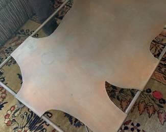 Copper Top Coffee Table