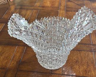 Many Beautiful Pieces of Cut Glass