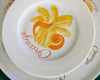 Limoges, St Martin dessert set