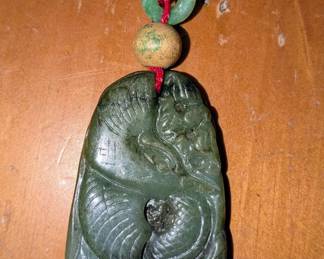 Hetian Jade hand carved Pendant