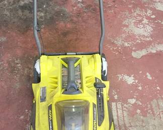 Ryobi V Lithium inch Electric Lawn Mower second image