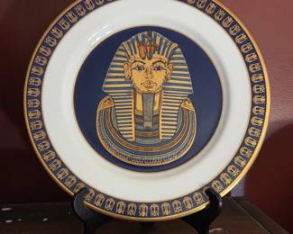 The Treasures of Tutankhamun The Mask of Tutankhamun Collector Plate by Gorham China