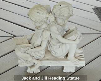 Jack and Jill Reading Statue