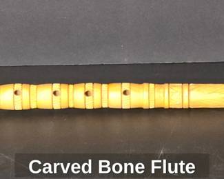 Carved Bone Flute