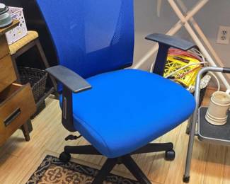 Ergonomic Mesh Office Chair in Blue