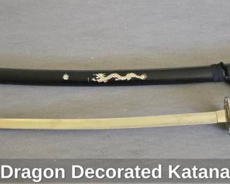 Dragon Decorated Katana second image