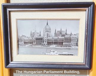 The Hungarian Parliament Building, Budapest, Vintage Photograph