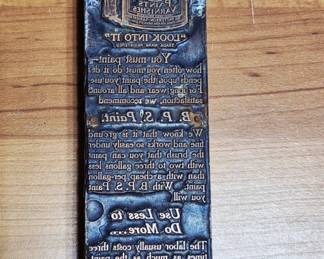 B.P.S. Paints and Varnishes Printing Block second image