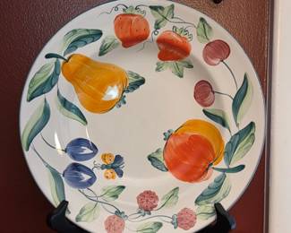 Herend Village Pottery Handpainted Fruit Plate