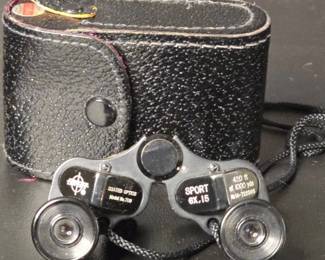 Vintage Swift Model x Compact Binoculars with Case