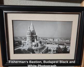 Fishermans Bastion, Budapest Black and White Photograph