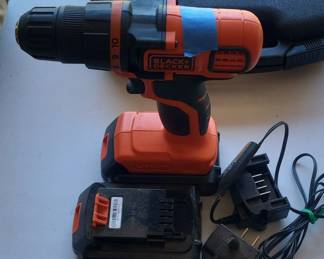 Black Decker V MAX Lithium Drill or Driver with Batteries and Charger