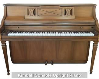 Kimball Console Upright Piano