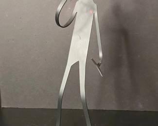 Claudine Buell Pierre Wine Bottle Holder Sculpture