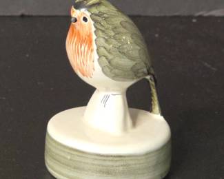 Rye Pottery Robin Figurine