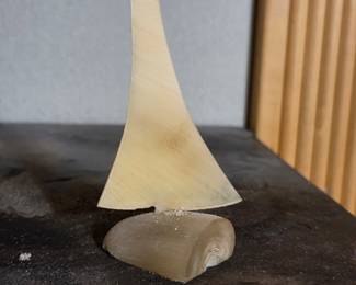 Balatonfredi Sailboat Figurine