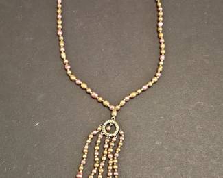 Monet Fringe Beaded Necklace
