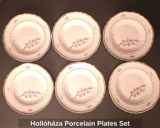 Hollhza Porcelain Plates Set