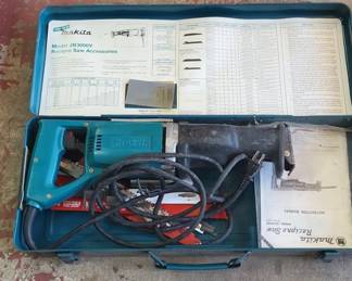 Makita JRV Reciprocating Saw with Case and Accessories
