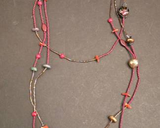 Bohemian Style Beaded Necklace