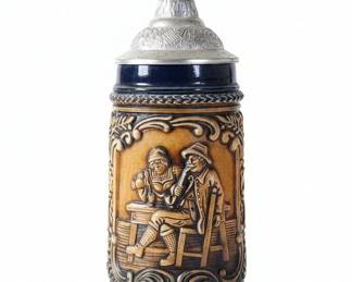 Vintage Gerz German Beer Stein with Pewter Lid second image