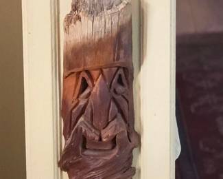 Carved Wood Spirit Mask