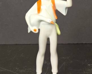 Hollhzi Ludas Matyi Porcelain Figurine
