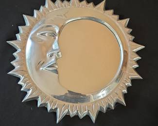 Sun Face and Moon Mirror Tray